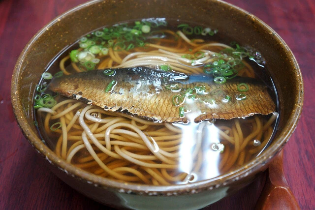 森山さんが注文した「にしんそば」もうまそうだった