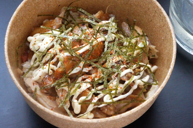 和風照りマヨチキン丼