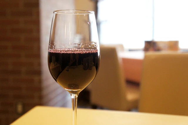 ランチワインで乾杯