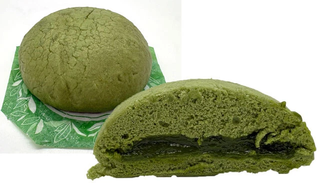 森半監修 抹茶ショコラまん 195円【重さ】約72.5g【直径】約8cm【厚さ】約3.5cm