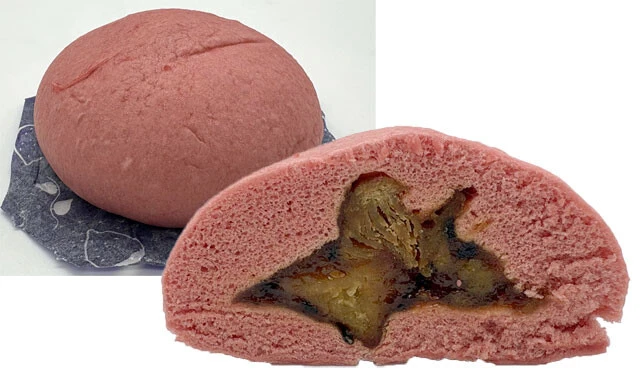 大学いもまん 198円【重さ】約74g【直径】約8cm【厚さ】約4cm