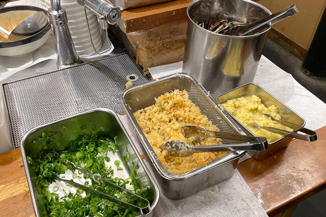 取り放題の薬味