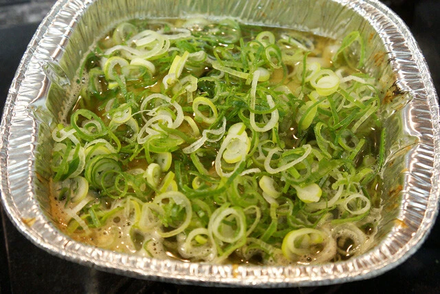 大量の刻みねぎと