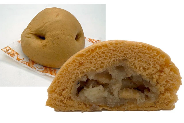 じゃがまるくん（ポテト&ミート） 150円【重さ】約72.5g【直径】約7cm【厚さ】約5cm