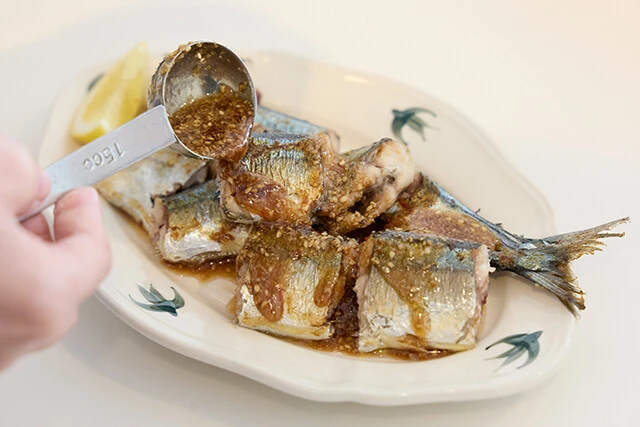 ピリ辛! 四川風よだれサンマ