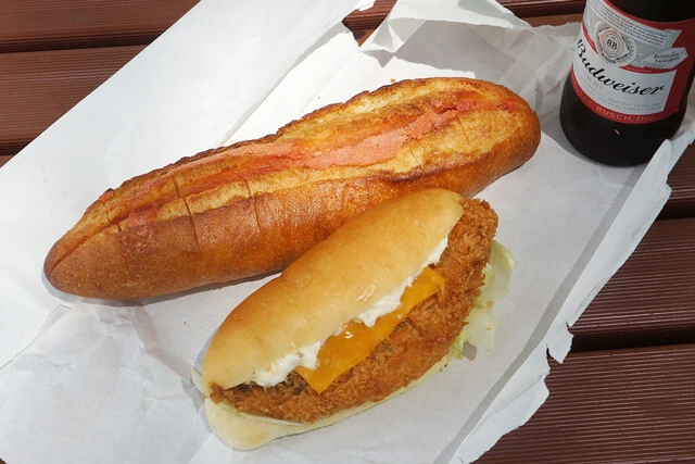 「めんたいフランス」と「フィッシュ」