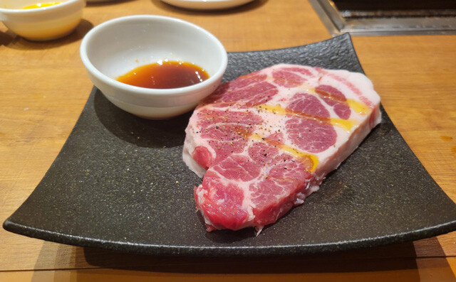 「イベリコステーキwithガーリック醤油」