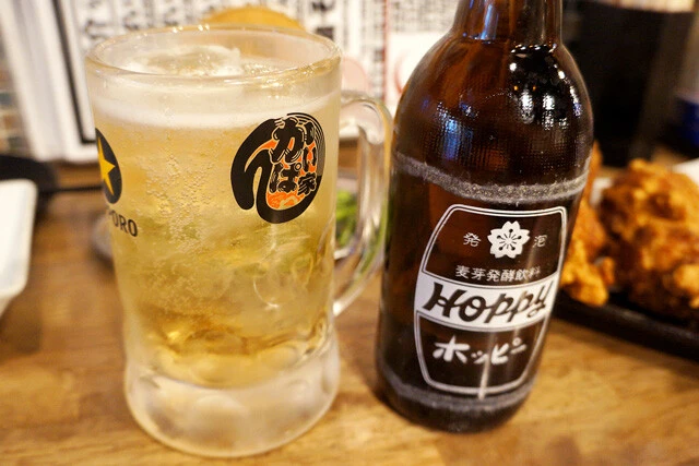 ホッピーの清涼感が合う