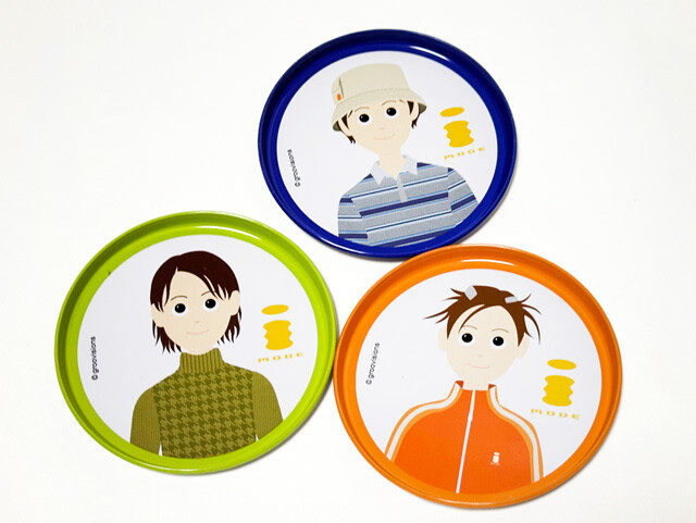 groovisions（グルーヴィジョンズ）のキャラクターChappie（チャッピー）のコースターセット