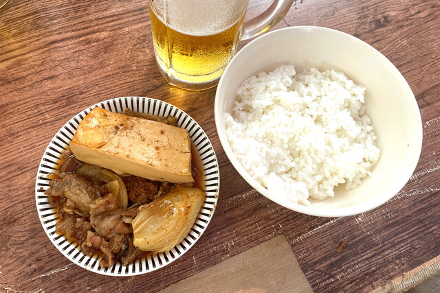 牛煮込み&ライス