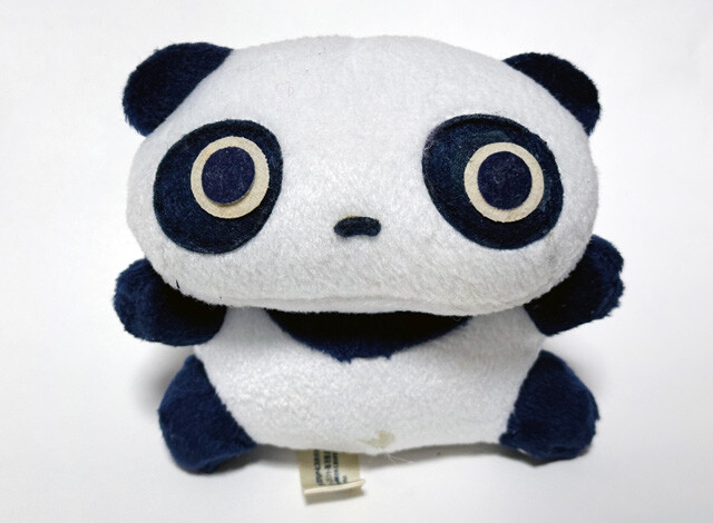 「たれぱんだ」のぬいぐるみ