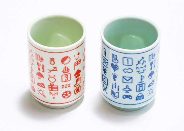 iモードの絵文字湯飲み