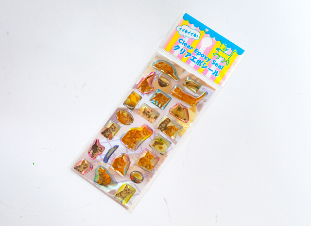 00年代に流行した実写の猫のクリアエポシール