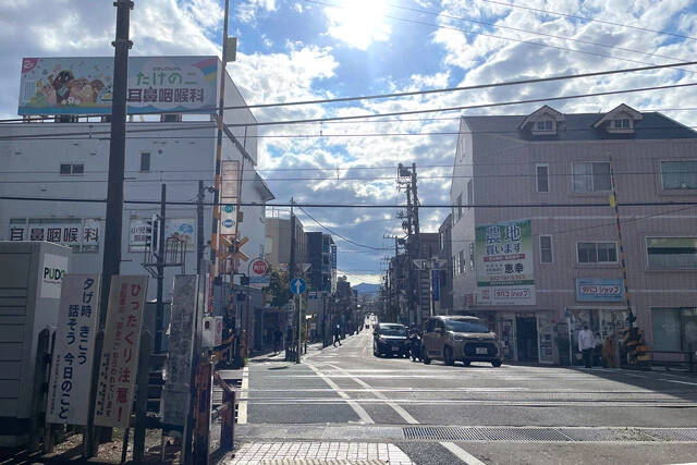 東林間駅前