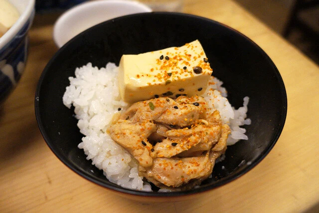 これがとり豆腐定食