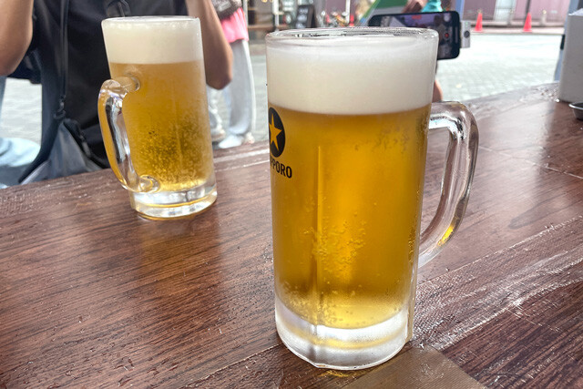 「生ビール」