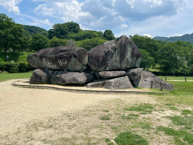 文化財登録予定の石舞台古墳