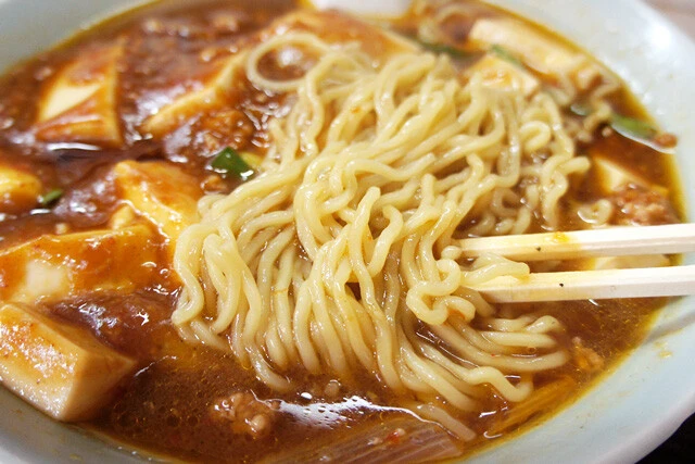 たっぷりの麺