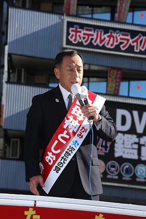 田母神候補は独特なキャラクターで若い支持者が多い