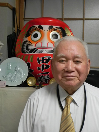田中一寿さん 87歳。1959年、旧色麻村議(当時)に初当選。以後、宮城県色麻町で半世紀以上、町議を務める