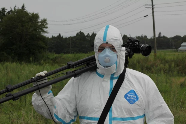 2011年8月、原発に近い福島県大熊町で初めて一時帰宅した住民たちを取材(提供/マッカリー氏)