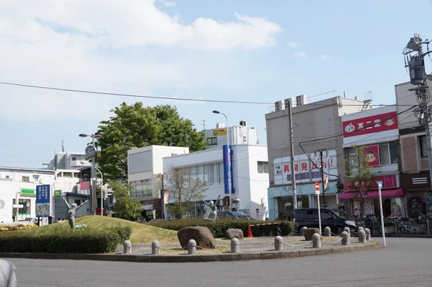 左端に十条駅。この真ん前に４０階建ての高層ビルが建設予定