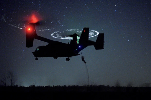 CV-22は夜間作戦も可能