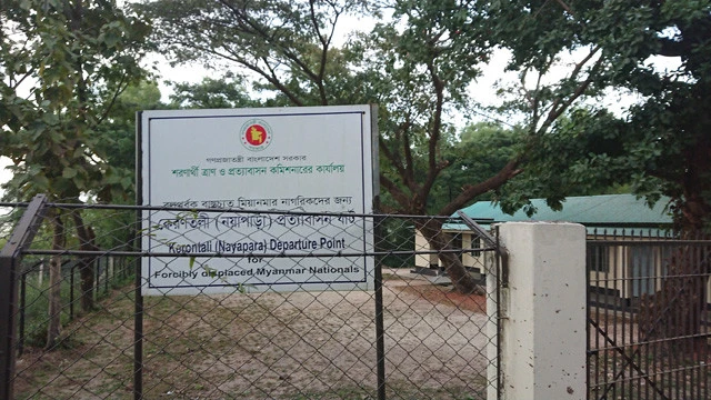バングラデシュに設けられた難民用の帰還施設。人の気配はほとんどない。現時点でのミャンマー帰還はあまりに非現実的だ