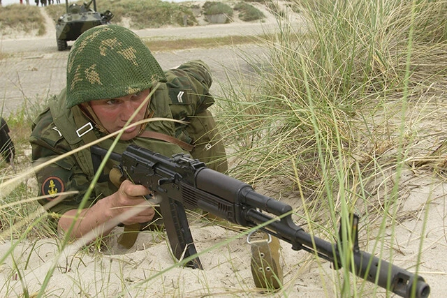 ロシアが揚陸させようとしていた兵員は、精強を誇るロシア海軍陸戦隊。写真はBALTOPS演習時のもの。NATOがバルト海で行う合同演習で、以前はロシアも参加していた