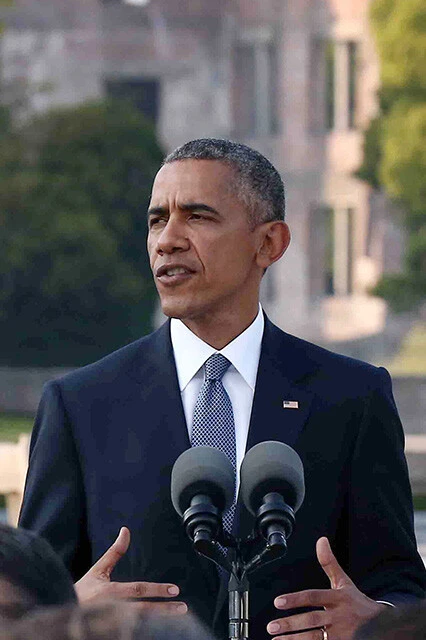 2016年5月27日、現職のアメリカ大統領として初めて被爆地・広島を訪問したオバマ氏