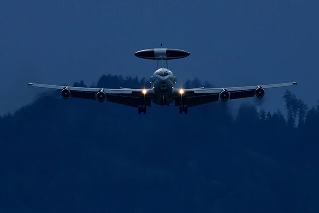 AI無人戦闘機隊となると、空中警戒管制機が必要なくなる（写真：柿谷哲也）