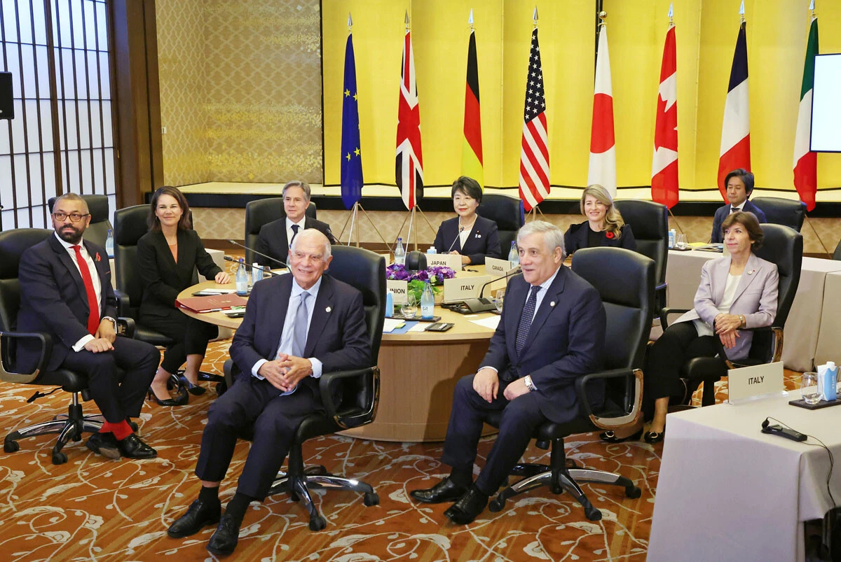 祝!! 「G7マイナス日本」にならなかったG7外相会議@東京(写真:共同)