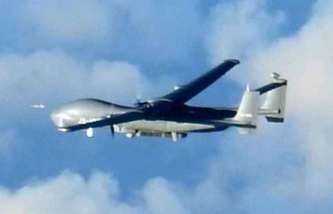 度々、台湾に飛来する中国軍無人偵察攻撃機TB001は日本にも来ている。なぜならば、写真は空自スクランブル機から撮影されたものだからだ(写真:航空自衛隊)