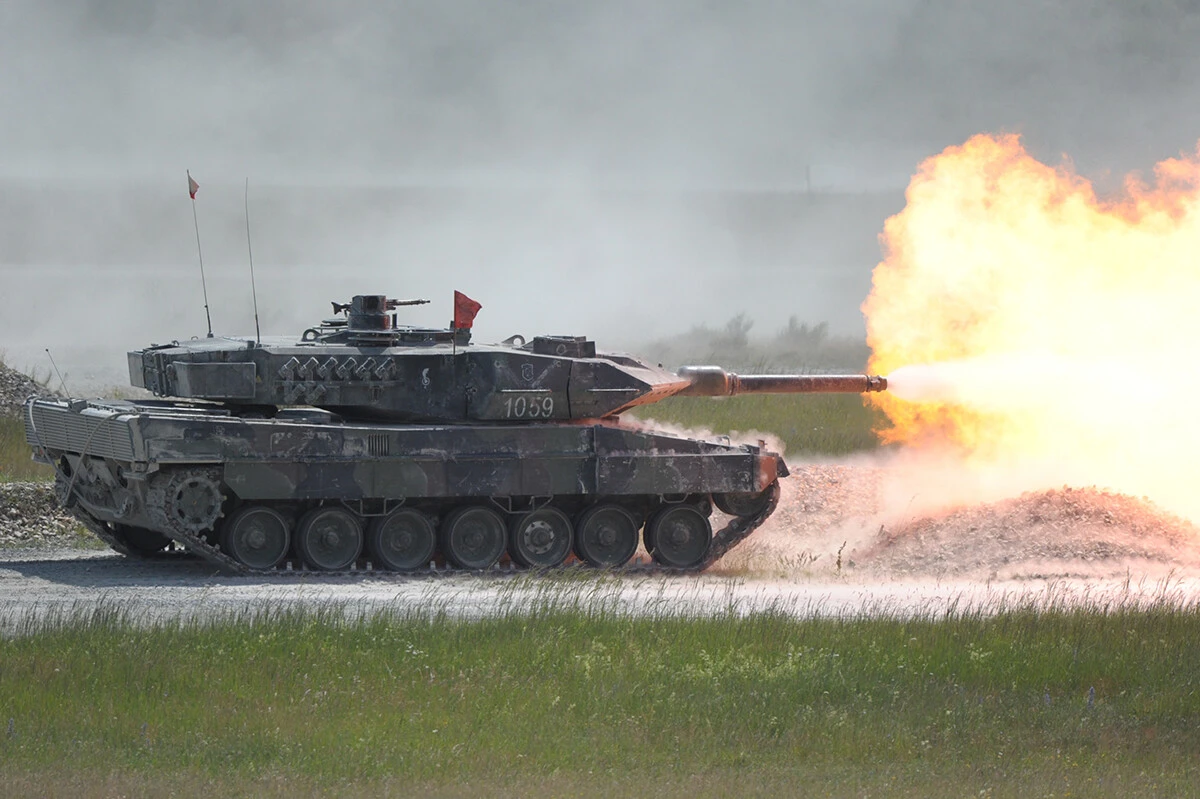 3月には独戦車・レオパルド2が30両、ウクライナに到着する(写真:柿谷哲也)