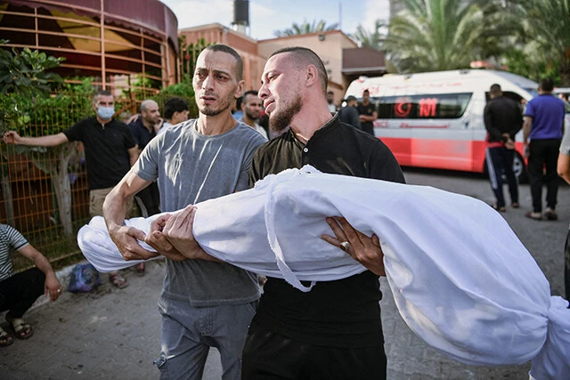 ガザへの空爆でパレスチナ側の死者は約3000人に達し(10月18日現在)、その大半は民間人。地上侵攻が始まればさらに犠牲は増える