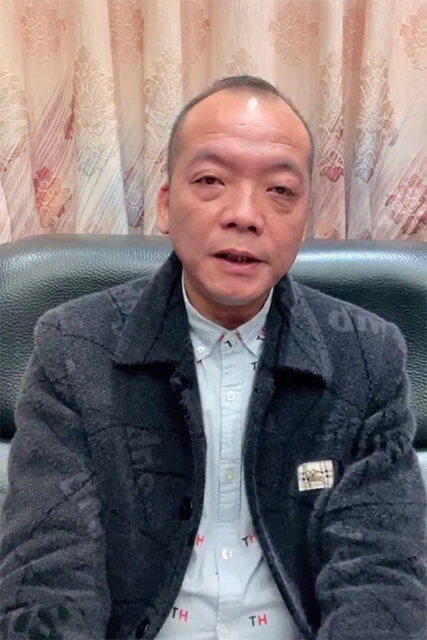 取材に応じた金門県議の陳泱瑚氏。金門県生まれの金門県育ちである