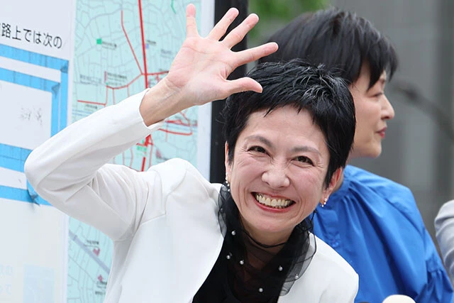 5月27日に都知事選出馬を表明して以降、精力的にアピールを続ける蓮舫氏。東京選挙区選出の参院議員を4期務め、今年は政治家になって20年の節目