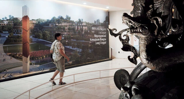 国立博物館には新首都ヌサンタラ関連のフロア