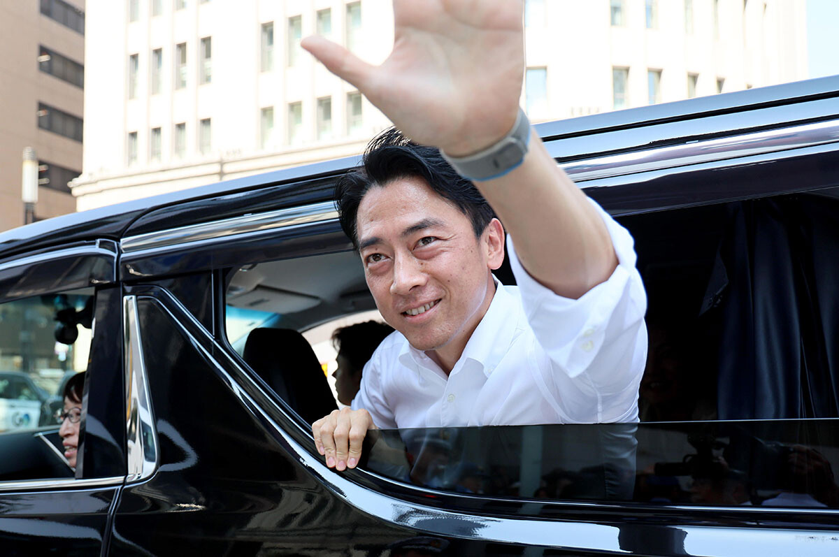 最有力候補と予想される小泉進次郎（元環境大臣・43歳・無派閥）