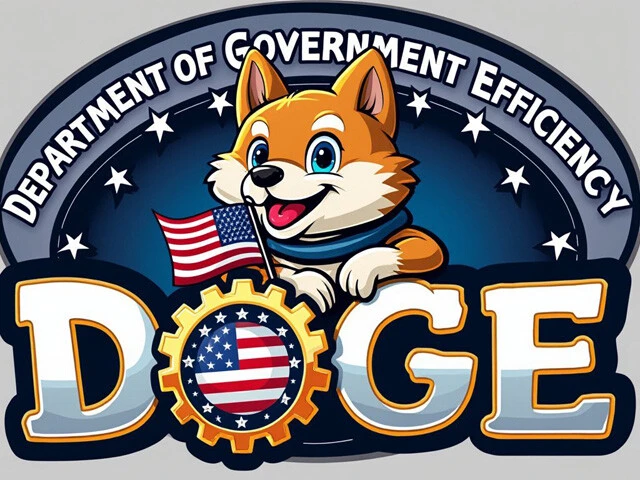 大統領選後にマスク氏のXアカウントで投稿された政府効率化省(DOGE)のキービジュアル