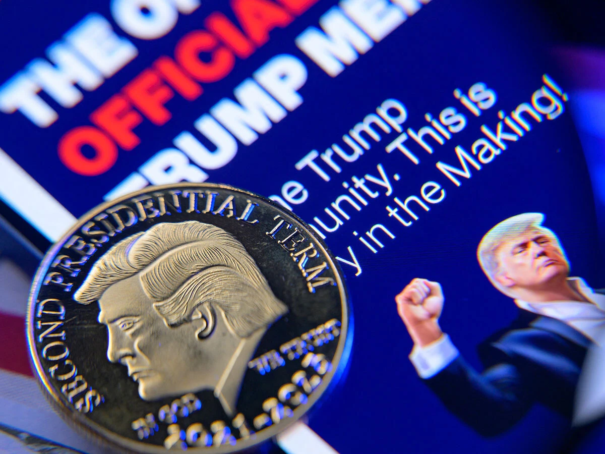 今年1月にリリースされた仮想通貨「＄TRUMP」（通称「トランプコイン」）。これによってトランプ一家の財政は健全化され、イーロン・マスクの資金力は用なしに？