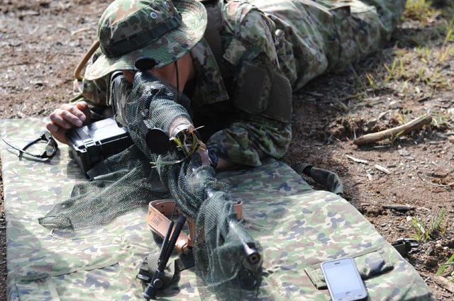 陸自狙撃班は800m先の標的に一発で命中させる凄腕だ（写真／柿谷哲也）