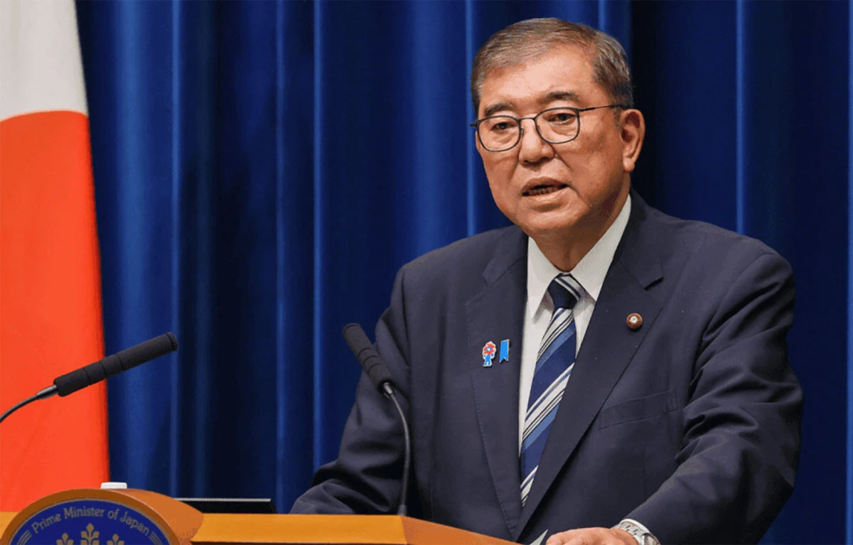 9月7日の記者会見で退陣を表明した石破茂総裁