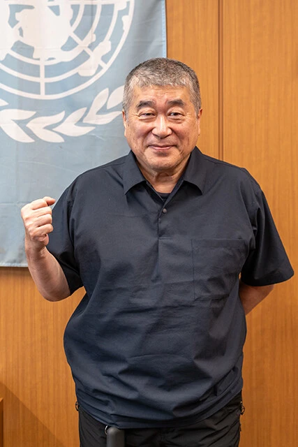 「自分は絶対に政治家になることを目的にしない。やるべきことをやったらさっさと辞めてやる」と語る伊勢﨑賢治氏