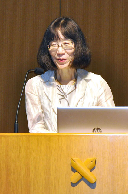 ICCの赤根智子所長。東京大学法学部卒業後、1982年に検事任官。最高検察庁検事などを経て、2018年にICC判事に就任。23年にはプーチン大統領への逮捕状を出し、24年3月、ICC所長に選出された