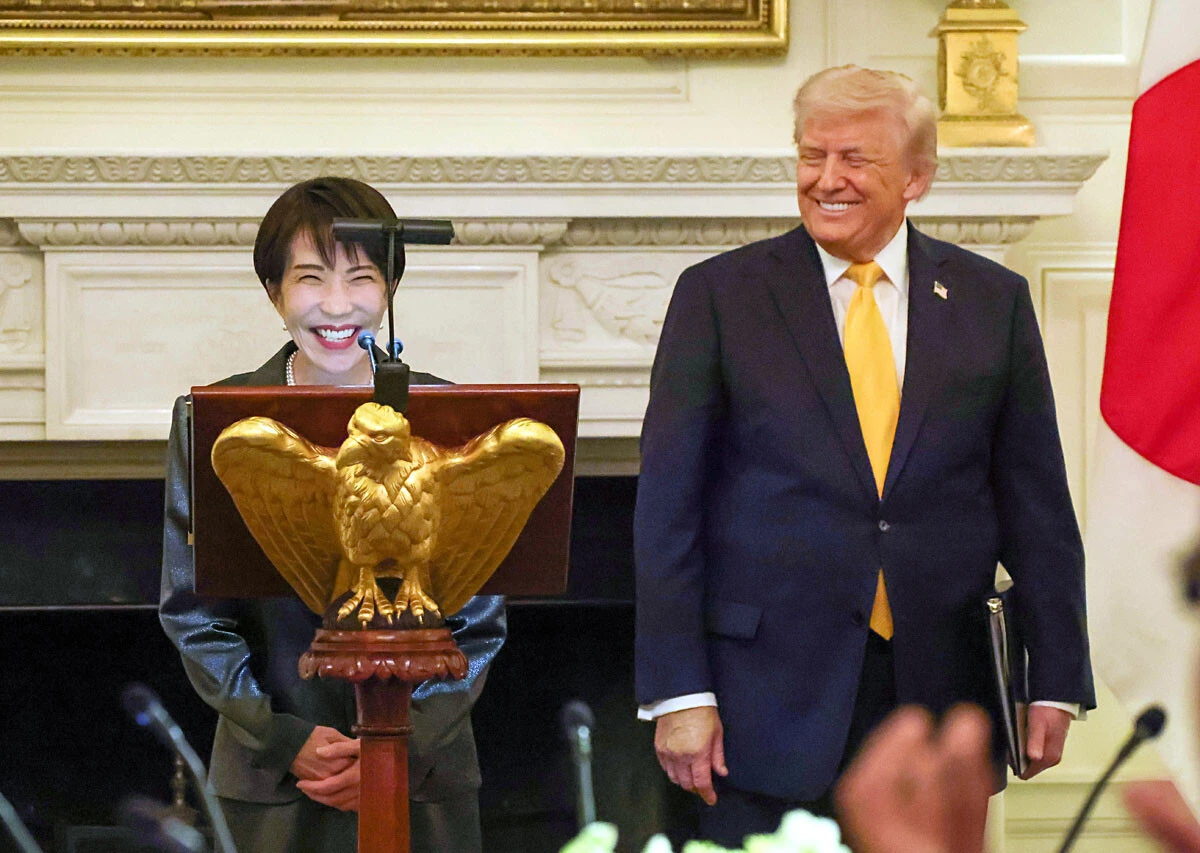 高市首相とトランプ米大統領は、仲良しこよしでいられるのか......（写真：時事）