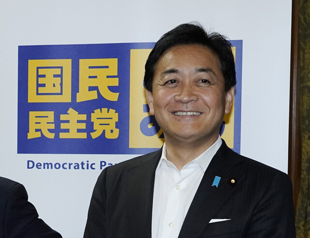 国旗損壊罪法案に関して、自民党は国民民主党と一部修正することで合意した。写真は国民民主の玉木雄一郎代表