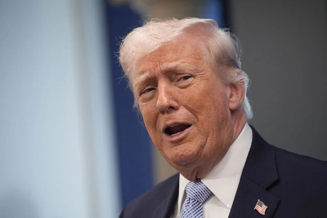 支持率の低下が止まらないトランプ大統領
