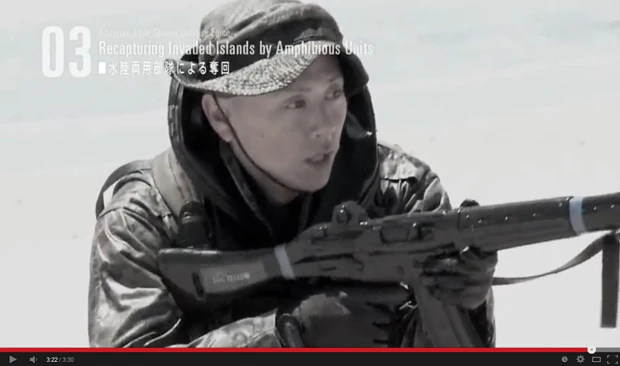 動画には隊員たちの過酷な訓練風景から、最新の装備品まで登場する