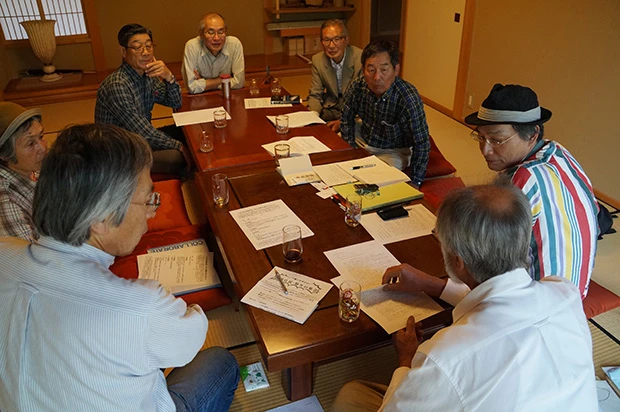 市民団体「中央市リニア対策市民の会」の会合